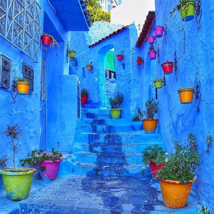 Casa Mablu Lägenhet Chefchaouen Exteriör bild